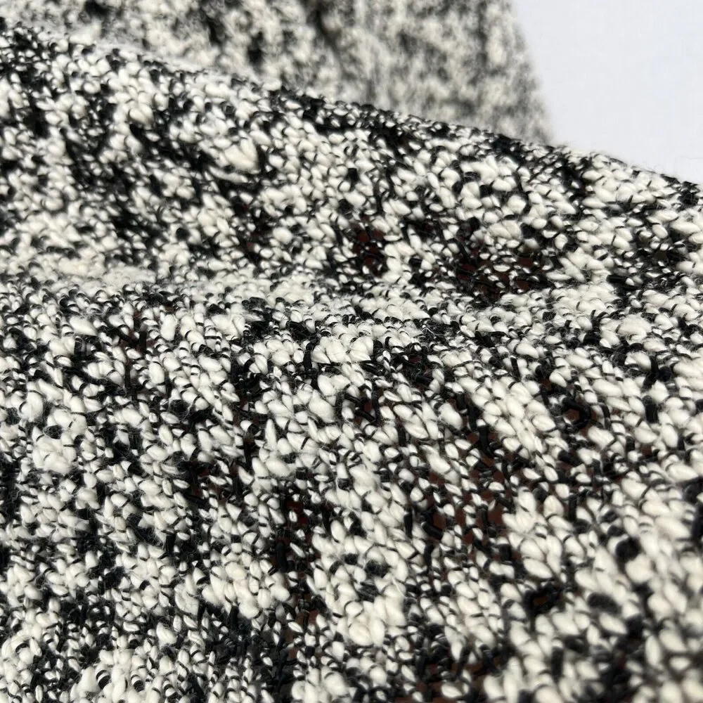 EILEEN FISHER Sweater M Cotton Viscose Slub Melange Chunky Knit Pullover Gray - Picture 10 of 16